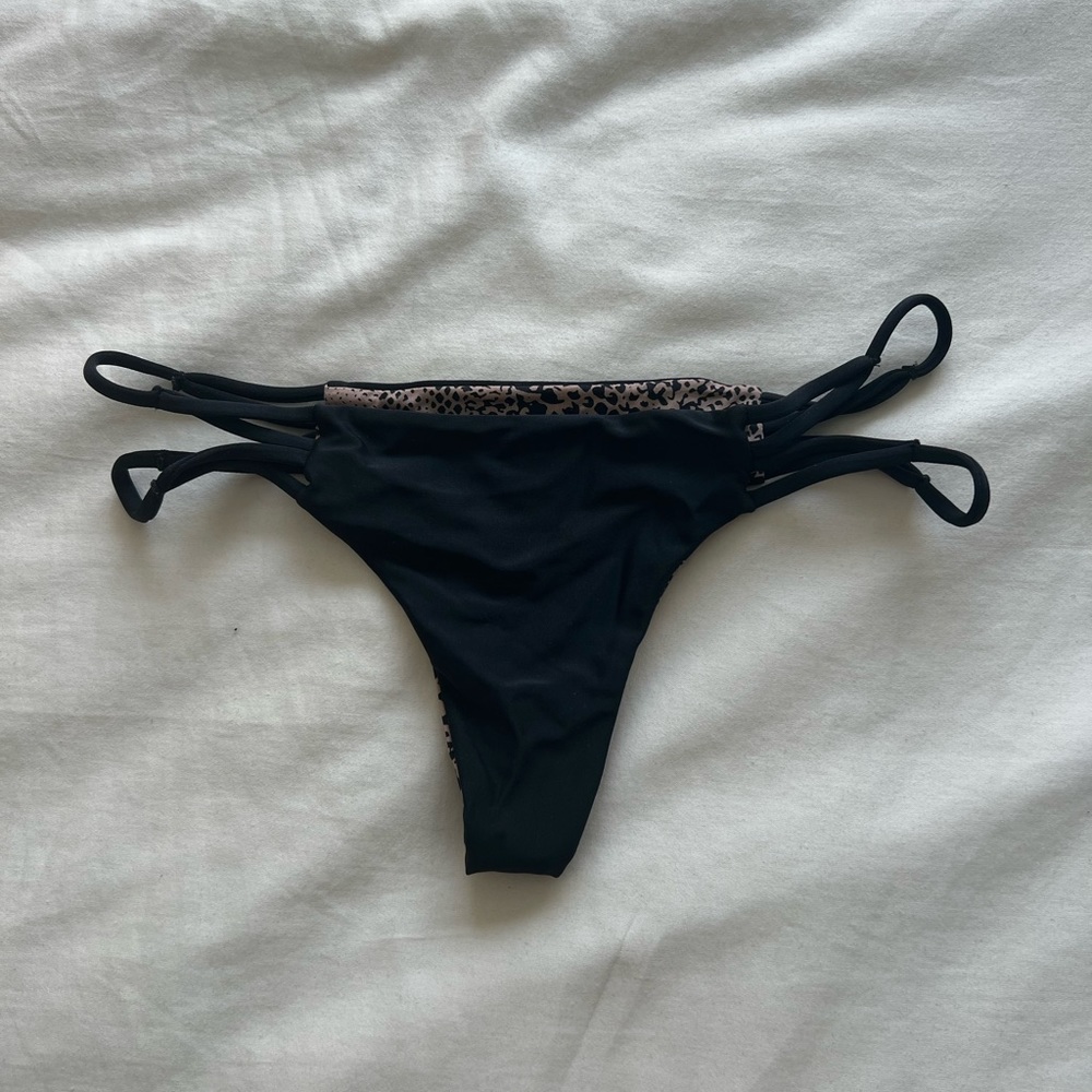 Acacia Black Swim Bottoms